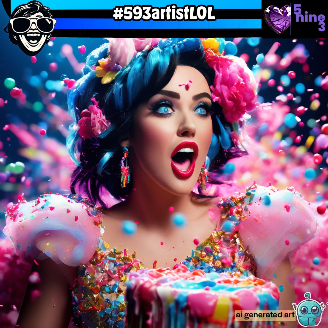 🎤 In 2008, Katy Perry had a cake thrown at her during a performance at the MTV Latin America Awards! 🎂 #593ArtistLOL #KatyPerry #CakeFace #SweetSurprise
