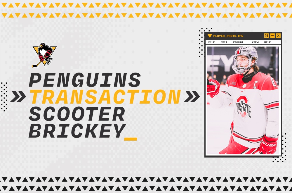 The Penguins have signed defenseman Scooter Brickey to an AHL contract for the 2024-25 season, and he will join the team this week on an ATO. wbspenguins.com/2024/03/20/pen…