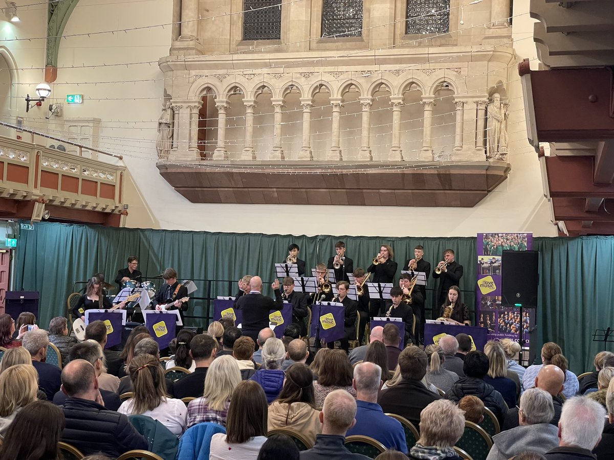 We have just been treated to the Sandbach School Big Band at our secondary schools showcase. Well done to all the soloists!