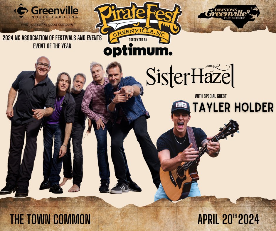 GREENVILLE - We'll see y'all at #PIRATEFEST! 🎟️ - bit.ly/4coqmFh