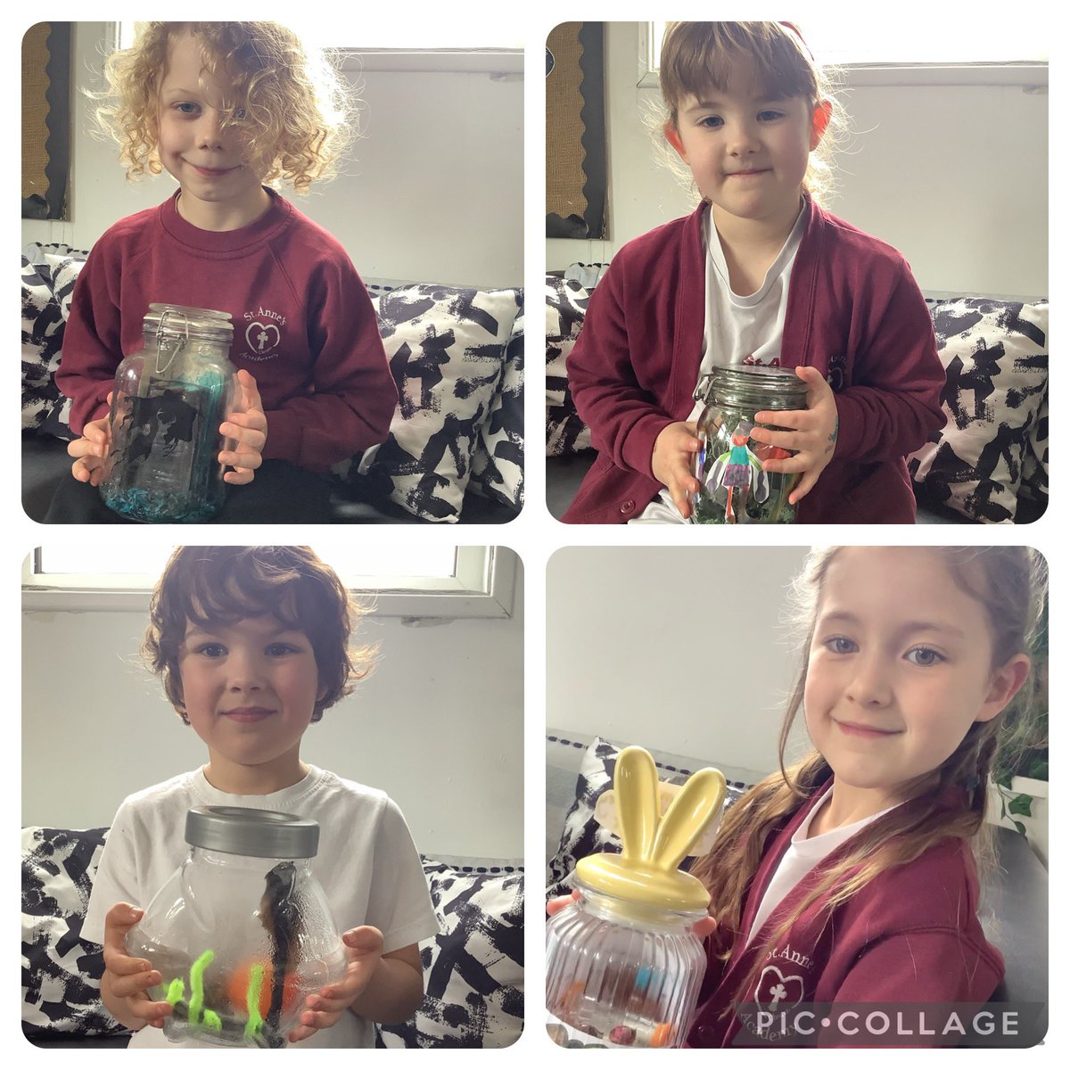 These beautiful story jars have been creating a wonderful display in our classroom, since they were made and brought in for World Book Day. Thank you to our parents for always giving your child/ren opportunities to bring their learning home. ❤️ #learntolovelovetolearn
