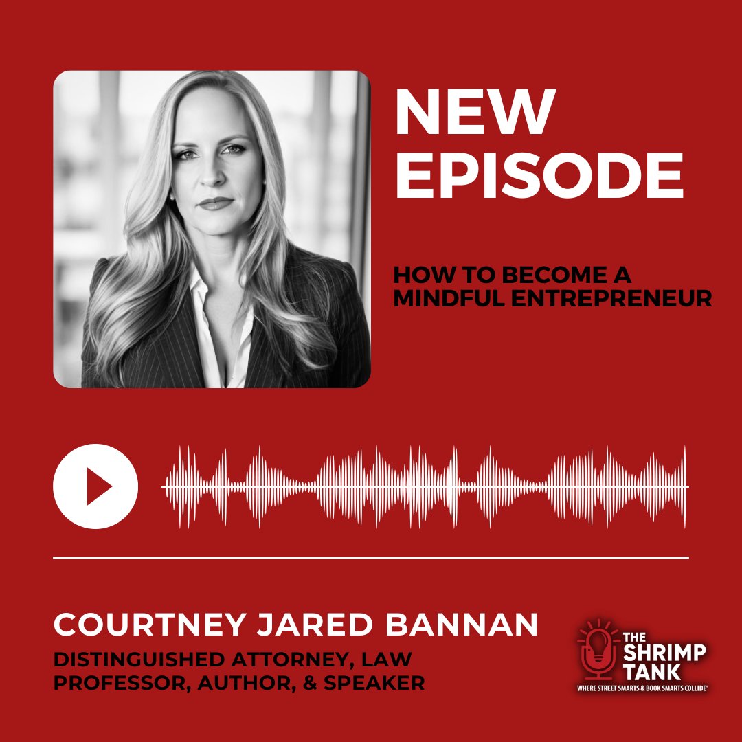 Be sure to tune into our latest episode with Courtney Jared Bannon, a trailblazing figure in the legal world! Check it out now on Spotify, YouTube, and our website! youtube.com/watch?v=FaHw9_… #shrimptank #theshrimptank #entrepreneur #business #businessowner #leader #ceo #founder