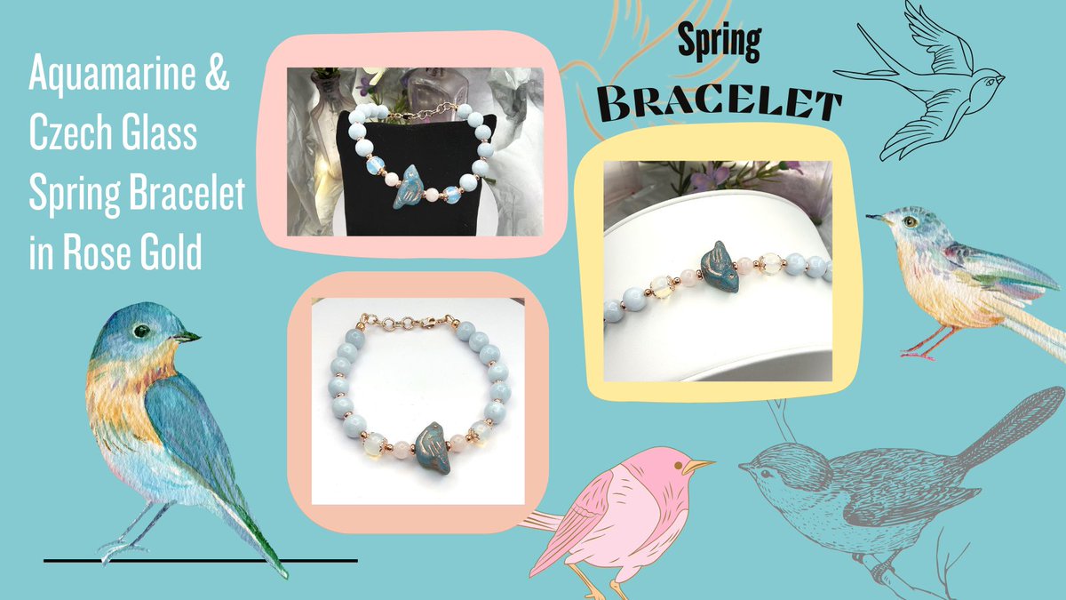 Order now in time for Easter!
etsy.me/3TnzVvC via @Etsy 

#springbracelet #springgiftideas #czechglassjewelry
#aquamarine #marchbirthstone #rosegoldfilled #etsyshop #braceletshop #beadedbracelet #gemstonejewelry