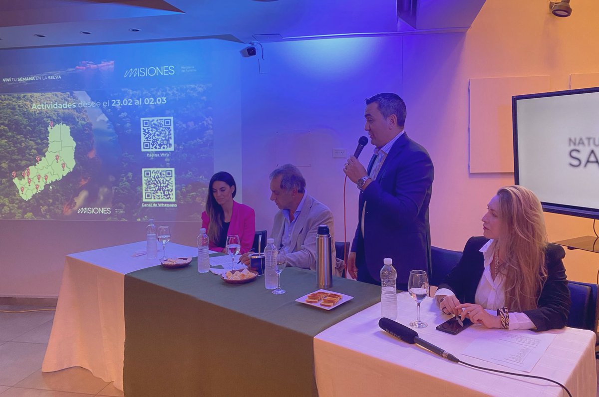 Junto al secretario de Turismo, Ambiente y Deportes de la Nación <a href="/danielscioli/">Daniel Scioli 🇦🇷</a> y la subsecretaria de Turismo <a href="/yanmartinezok/">Yanina Martinez</a>, presentamos “Naturaleza Santa” en <a href="/casa_demisiones/">Casa de Misiones</a>

Actividades diseñadas para vivir una experiencia espiritual y natural en Misiones durante #SemanaSanta