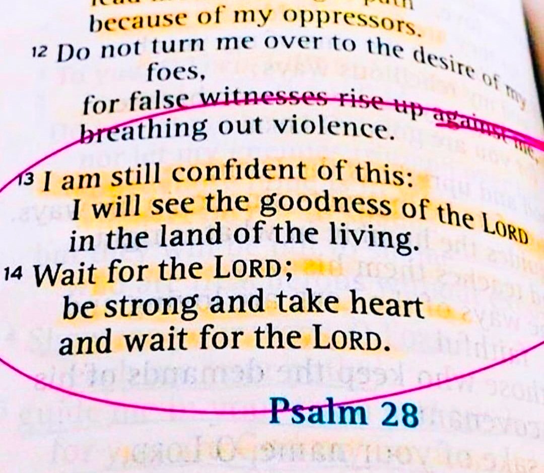 Psalm 27:13-14 ♥️