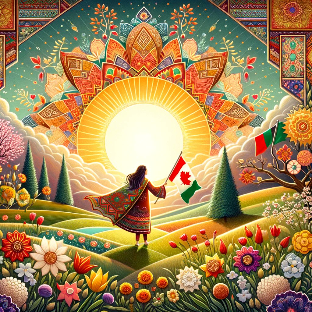 Happy Nawruz to all!
Celebrating my 2nd Nawruz in Canada, far from Afghanistan's vibrant landscapes but close to its rich traditions. It's not just a new year; it's about renewal, hope, and our enduring heritage.

#Nawruz #NewBeginnings #AfghanInCanada