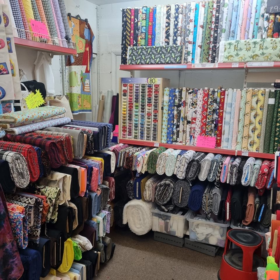If you're looking for a one-stop fabric shop, then Rotherham Fabrics is the place to be! Located on the balcony level of the indoor market, they have a wide range of dress, craft and upholstery fabrics available with some amazing patterns. You can also pick up haberdashery too.