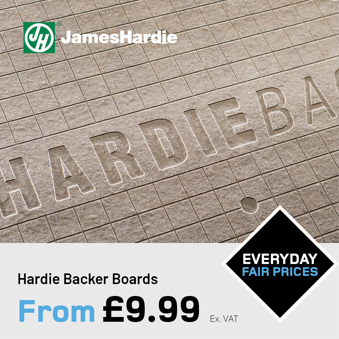 Explore our full range of tile backer boards by top quality brands you know and trust! 👍 Available next working day with free click and collect. Shop here > bit.ly/49GY7zX
#Jackoboards #JamesHardie #NoMorePly #TileBackerBoards #FibreCementBoard