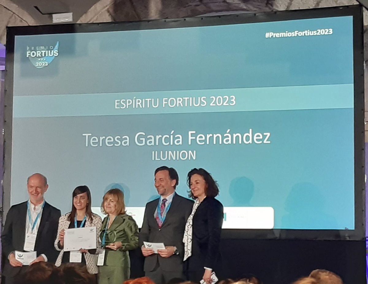 🏆 El área de Contact Center de ILUNION se lleva el @PremiosFortius “Espíritu Fortius 2023” por el Proyecto Unidades de Apoyo ILUNION. ¡Enhorabuena compañeros/as! 👏👏 #PremiosFortius2023