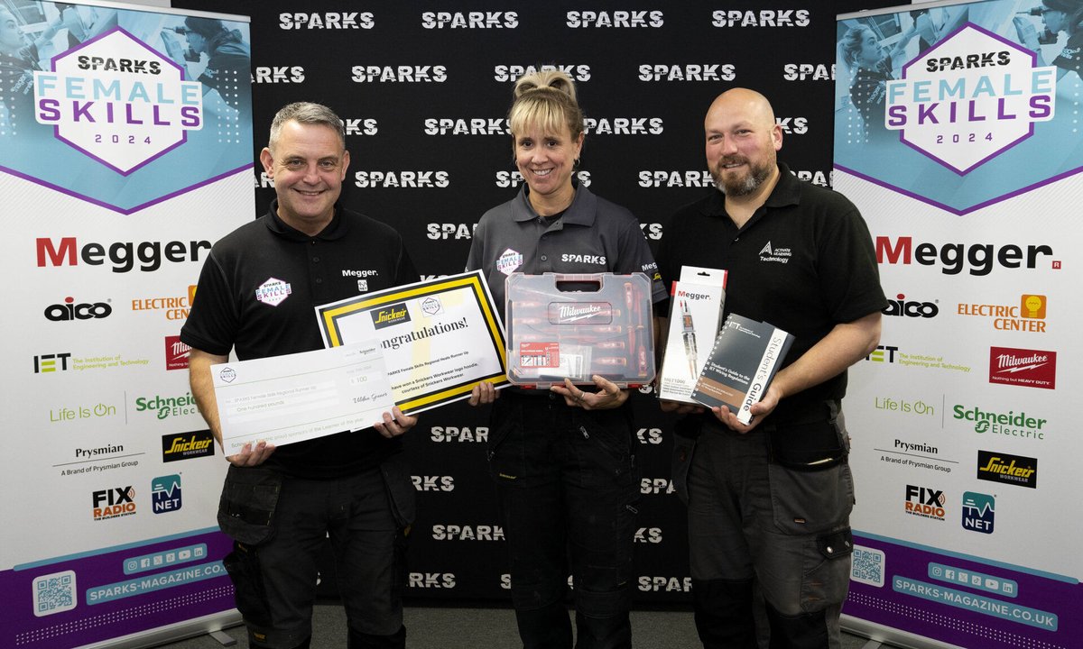 Well done to Sarah who came second in the South Regional heat of the @sparksmagazine Female Skills Competition 2024 at @BathCollege 👏 Good luck for the final on 18 April at Stephenson College, part of @SMBCollegeGroup Read more: bit.ly/3VoJE7r