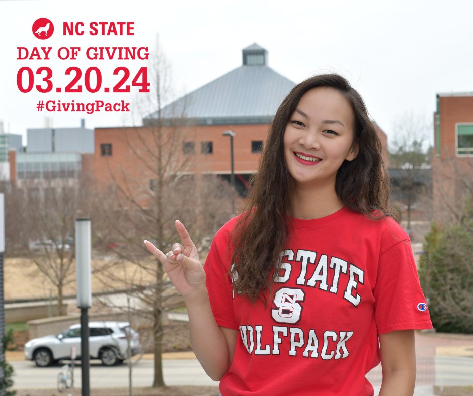 "This scholarship will remind me of the 7-year-old version of myself who wanted to reach for the stars. This scholarship, will encourage me to push limits and boundaries in my career ." Adaline Griffin
Support our Centennials by #GivingPack today ➡️ ncst.at/fCoZ50QXkpE