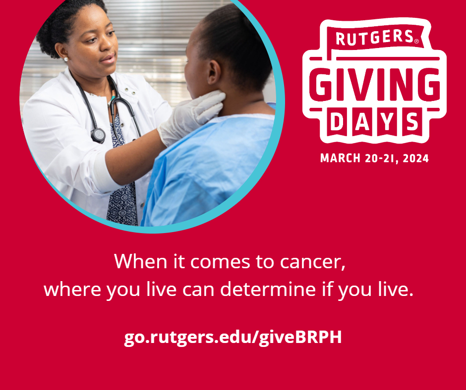 During #RUGivingDays we are raising funds for our efforts to confront the cancer crisis in sub-Saharan Africa. @DrRicMarlink will match the first $1,000 donated to support the Botswana-Rutgers Partnership for Health. Give now and your donation doubles! 🔗go.rutgers.edu/giveBRPH