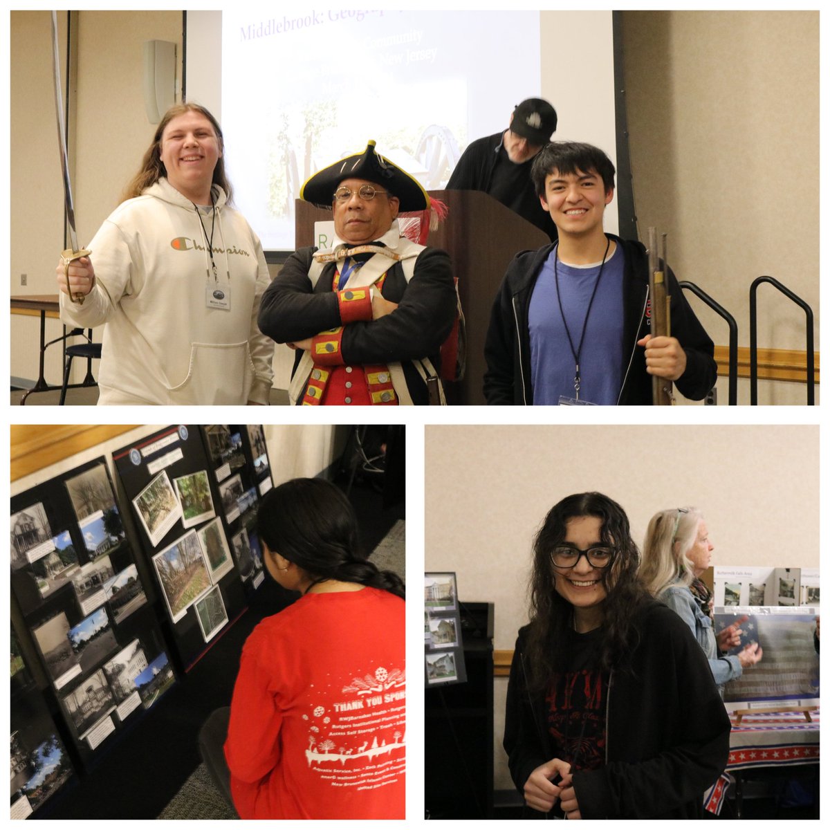 Four BBHS Social Studies Honor students were able to attend the symposium - "Why Washington Chose Middlebrook: Geography and Logistics" held at Raritan Valley Community College. The symposium is supported in part by the Abraham Staats House and the W3R-NJ Organization.
