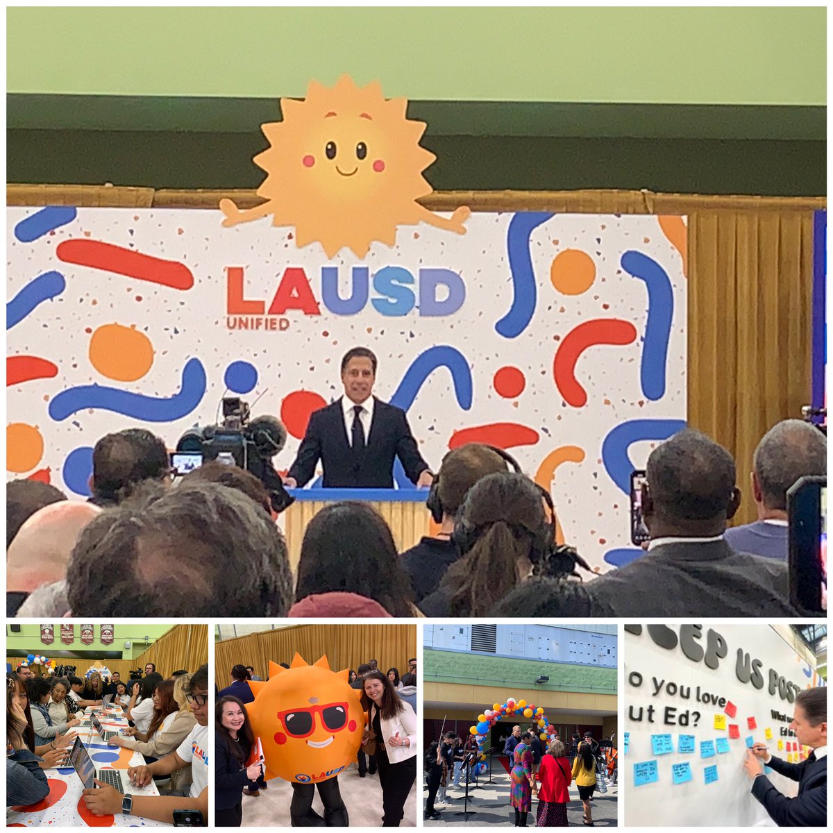 LA USD is the 2nd largest and one of the most diverse districts in the US. Under the leadership of @LAUSDSup, they are also one of the most innovative. Honored to be part of the launch of their Ed AI-powered chatbot to 55,000 learners today, striving to boost learning, engagement…