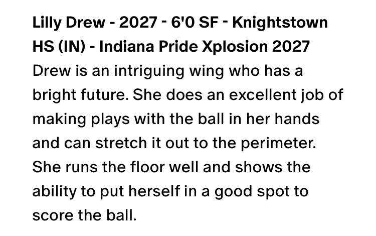 Thank you @MasonHAsher for the write-up at the Shamrock Classic! @inpridexplosion off to a 6-1 start to the AAU season! @mikemillsnc @cbmeadow @magee4three @KimAnde11915569 @_BlakeDerrick