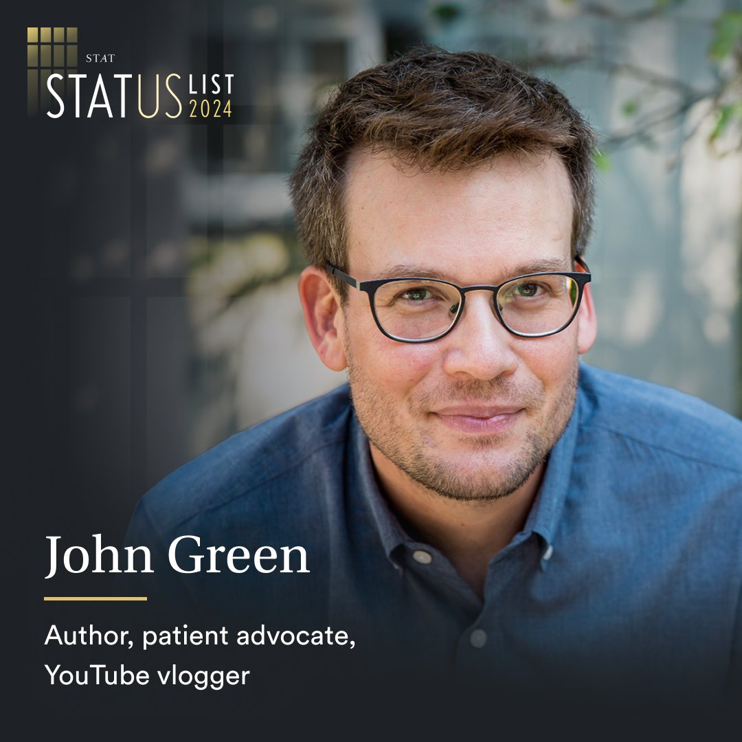 In the last year, philanthropist @johngreen and his “nerdfighters” fanbase helped score two significant victories in the push to end tuberculosis. 

Meet one of the selections to the 2024 #STATUSList: trib.al/vjd93Uf