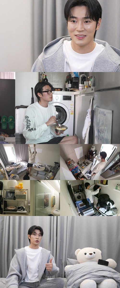 imbcenews's tweet photo. '시에러' 박서함, '나혼산' 출격…천장에 손바닥 닿는 193cm 남다른 피지컬 
#시멘틱에러 #박서함 #나혼자산다 #iMBC 

자취 4년 차 박서함의 고밀도 '서함 하우스'는 오는 22일 밤 11시 10분에 방송되는 '나 혼자 산다'를 통해 확인할 수 있다.

⬇️기사 Click Plz⬇️
https://t.co/szWlyoQk6T https://t.co/w0mEouY9AN