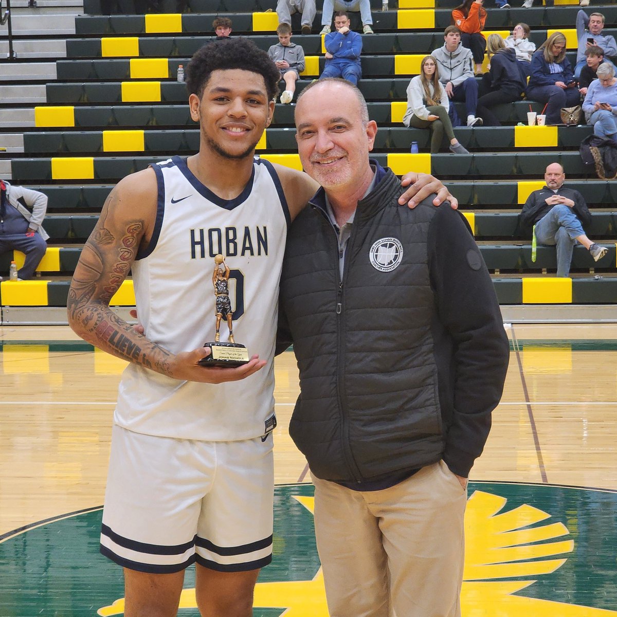 Jonas wins POY tnt at the GABCA All-Star game!