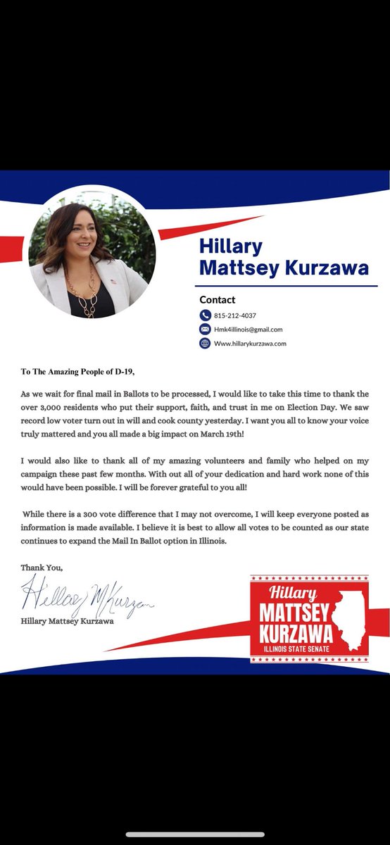 Hillary4IL's tweet image. Update on the election 🇺🇸