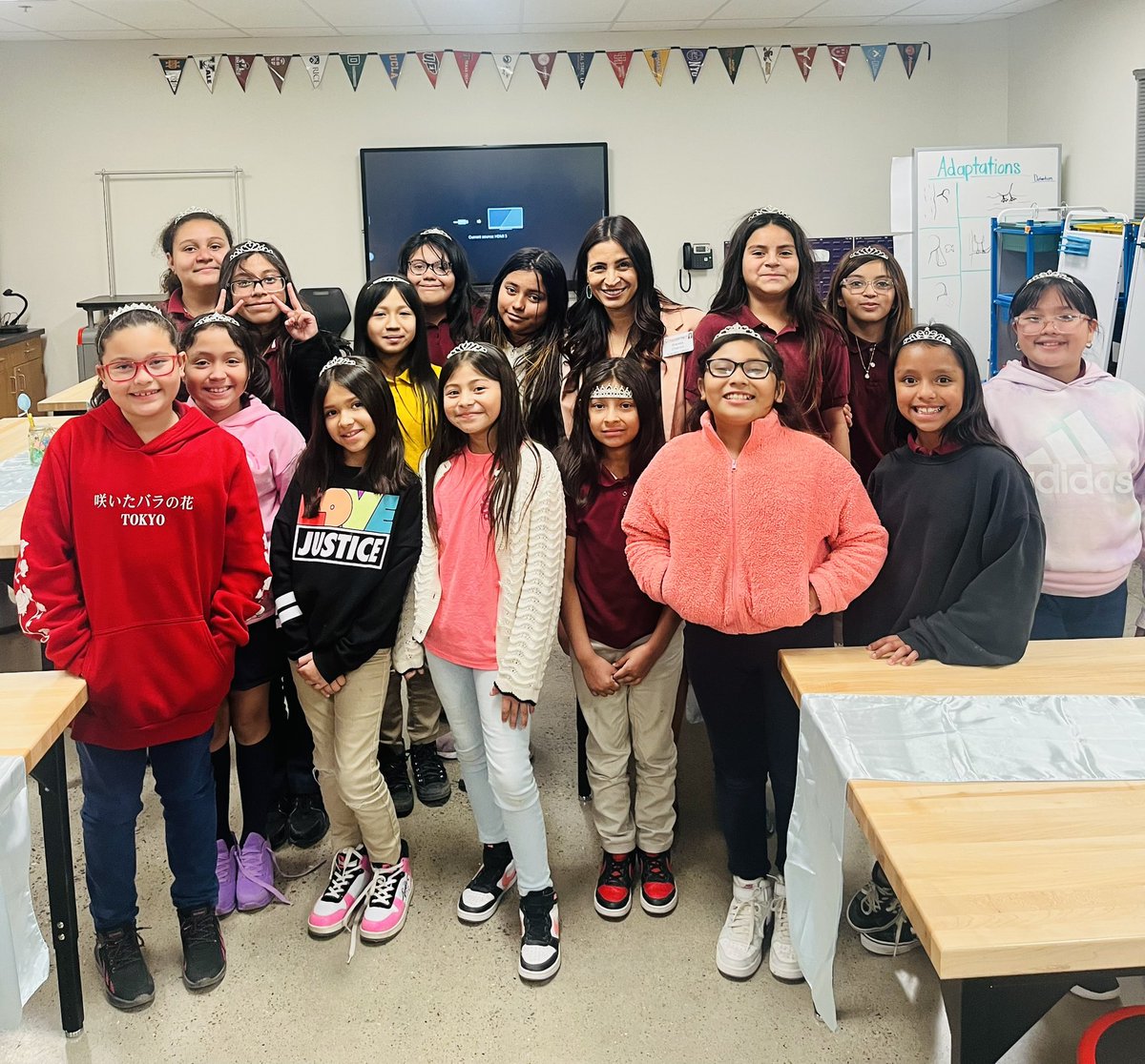 Today, I had the honor of speaking to this wonderful group of young ladies. Continue to dream big! #GirlPower @CapistranoES