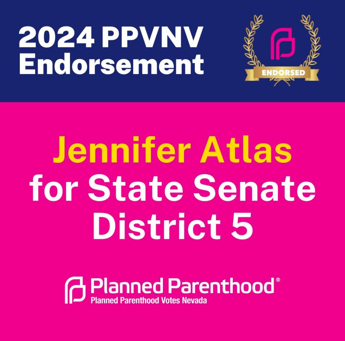 Breaking News! Planned Parenthood Votes Nevada has announced two more endorsements in the 2024 elections: @jenniferatlas in SD5 and @VoteAngieTaylor in SD15. #NVPol #Elections2024