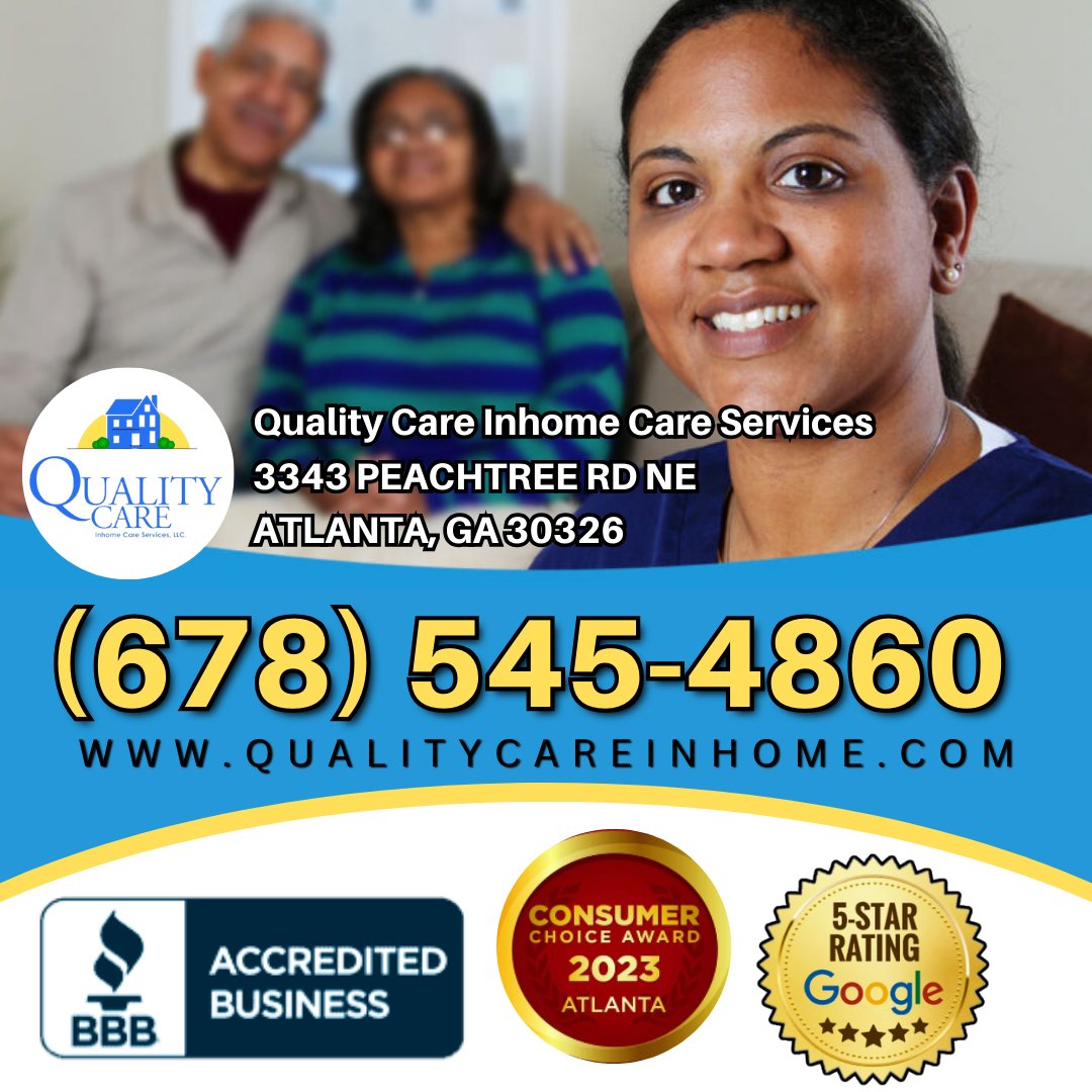 🌟 Quality Care Inhome Care Services: BBB Accredited 🏆 Consumer Choice Award Winner 🌟 Trusted by families across Georgia for our exceptional in-home care. Contact us today for compassionate and reliable support! #QualityCare #InhomeCare #Atlanta #Georgia