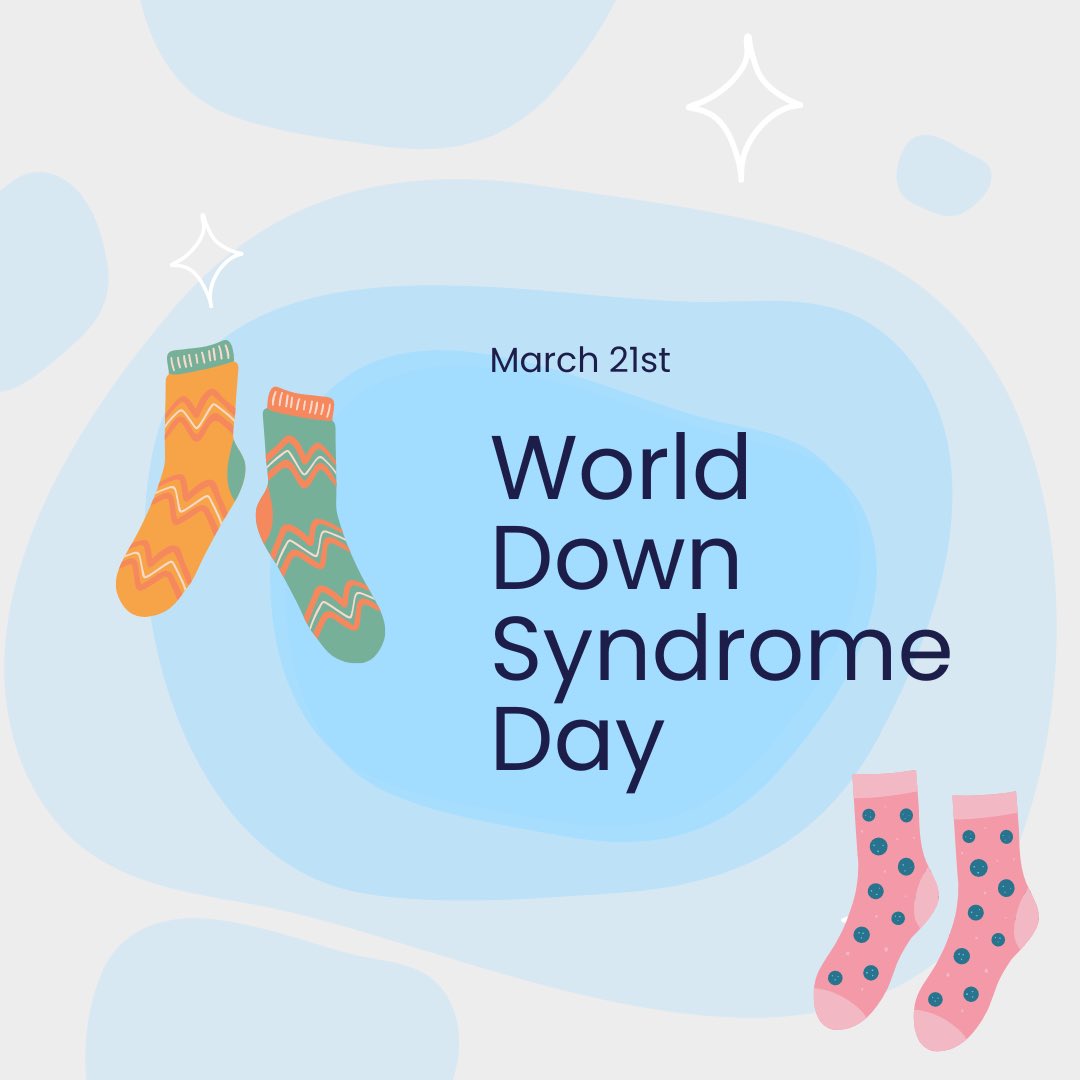 Wear your mismatched or colourful socks tomorrow Timberwolves!! If someone asks you about your socks you can tell them, “I’m wearing them to raise awareness of Down Syndrome” #lotsofsocks