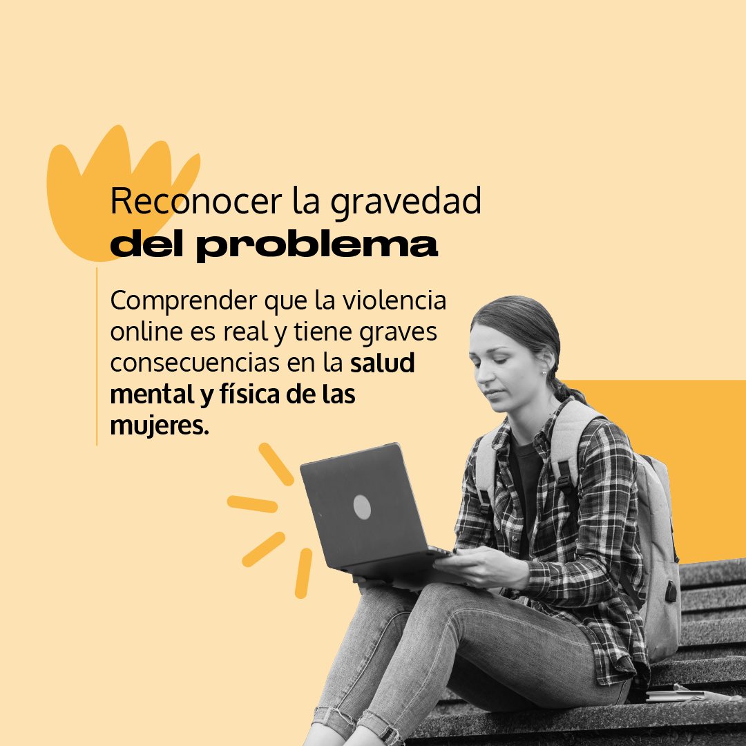 DigiMenteLAT's tweet photo. ¿Sabías que la violencia de género online es una realidad que afecta a millones de mujeres en todo el mundo? ♀️

ℹ️  Para más información, consulta el informe “The Chilling: What More Can News Organisations Do to Address Online Violence Against Women Journalists” https://t.co/Jsx9QIyq7G