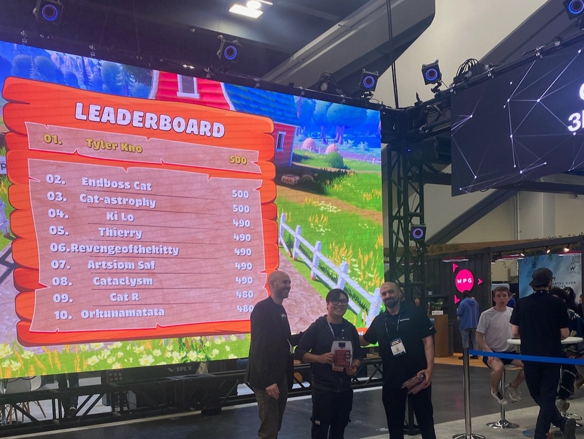 optitrack's tweet image. Congratulations to Ki Lo, the #GDC2024 Day 1 #TrackNSmack  top scorer (non-employee)! Enjoy #HeadTracking with your free @TrackIR!
