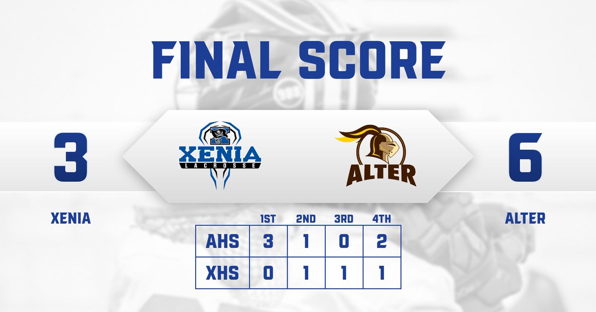 The Bucs battle tough tonight but fall short. Paced by 2 goals from @Kmart_63_ & 1 from @landonw_42. The Bucs travel to Newark this Saturday for a double header. First face off is at Noon vs Oregon Clay second game will be at 5 vs Newark @XeniaAthletics