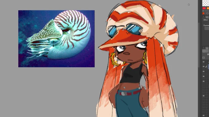 I know we already have a canon nautilus design but consider~me doing my own thing 