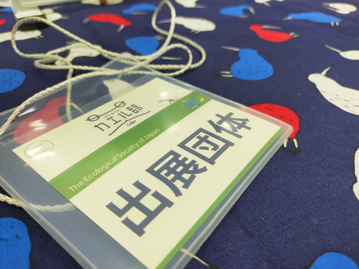 cojetkaerubu's tweet photo. 【最終日!】
おはようございます!今朝も快晴の横浜です。生態学会最終日、都市科学部講義棟2F207号でラストまでお待ちしておりま〜す🐸
#ESJ71 https://t.co/4QYaWZkxxZ