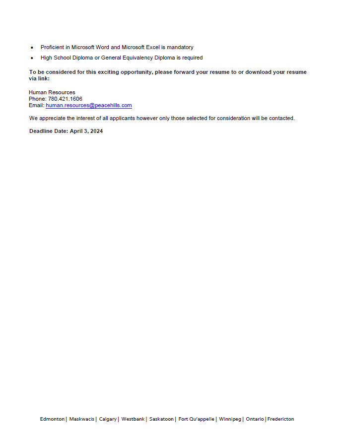 <a href="/PeaceHillsTrust/">Peace Hills Trust</a> Corporate Financial Services department is ISO a new manager.  Check out the job posting and apply today! #FinancialServices #careerposting #careerdevelopment
peacehills.com/assets/pdfs/Co…
