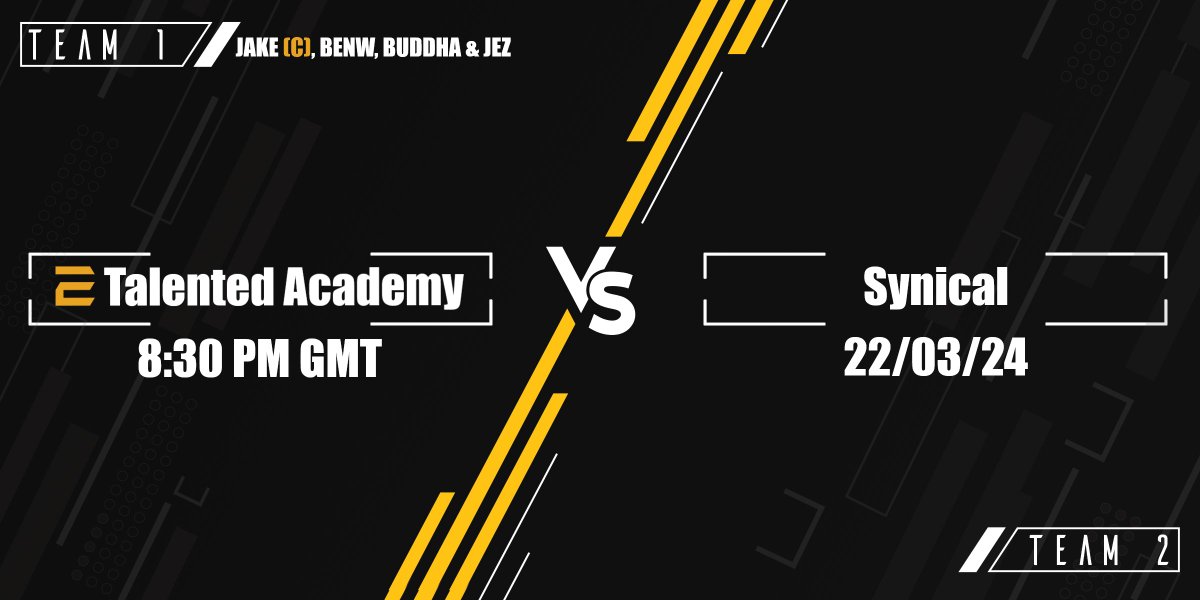 2TalentedEU's tweet image. SOME BIG GAMES coming soon this week for the Main Team and Academy Team, be sure to show support on the day!!!

Stream links posted near the time!!

#Time2Takeover #2TonTop #2TCOD