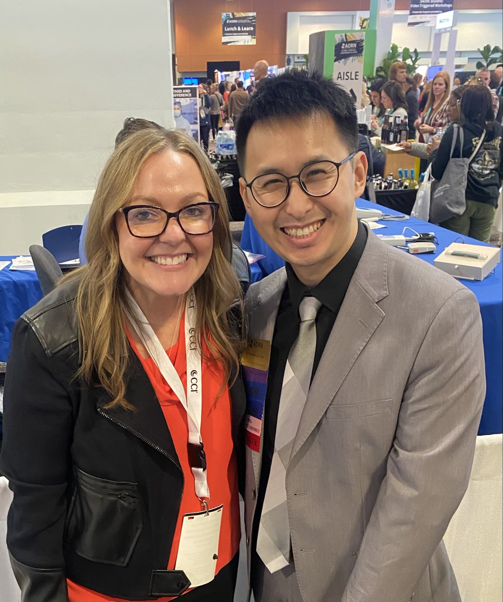 A huge shoutout to our first CNOR-PEDS designee, Charlie Lin! Charlie, it was wonderful to connect with you at Expo! #AORN2024

bit.ly/3TJqFmH

Pictured: Melissa Nosik, PhD, BCBA-D, ICE-CCP, SHRM-SCP, and Charlie Lin, MSN, APRN, NP-C, CNOR-PEDS, CNAMB, RNFA, FCN.