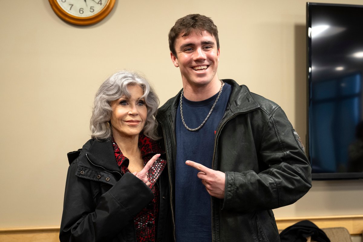 Last evening, Academy Award-winning actor and activist Jane Fonda shared insights on the connection between art and activism at the last #Bucknell Forum event of the year. 🔶🔷 Read more. ➡️ bit.ly/494uSpH