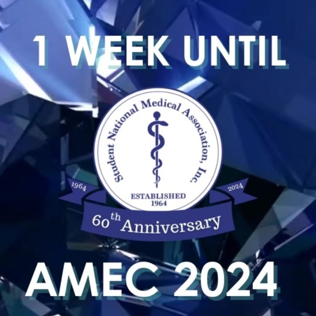 Officially 1 week left until the HIGHLY ANTICIPATED event of the year! #AMEC2024

#SNMA #MAPS #StudentDoctors #MedicalStudents #PreMeds #MinoritiesInMedicine #MedicalConference #NOLA