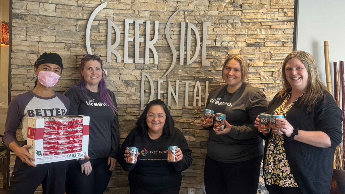 Thank you so much to Creekside Dental Clinic for their fabulous donations to our OHF 'Easter' Fill The Jeep' Food Drive that runs til March 31. Donations can be dropped during opening hours at any of our 3 locations: TRAPPED Escape Room, After Eight Interiors, and Tower Chrysler.