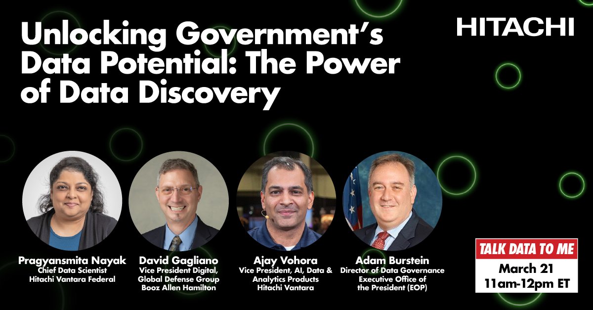 HVFederal's tweet image. Don&apos;t miss tomorrow&apos;s #TalkDataToMe webinar on the power of data discovery! We&apos;ll unpack data discovery definitions, applications, and best practices for organizations in public sector and beyond. Register: hubs.li/Q02qbsCt0 #DataDiscovery