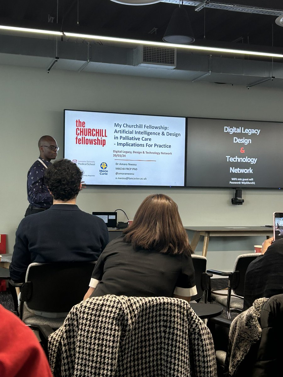 Fantastic day at the Digital Legacy Design and Technology Network event. Very insightful with incredible presentations and speakers! Thank you @amaranwosu @Sarah_Stan_ @AJTibbles