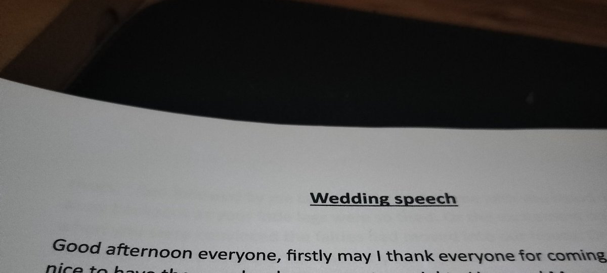 Well that's my Father of the Bride speech written. 😊 Speech, shiny shoes, dad dancing moves honed to perfection...men have it pretty easy when it comes to weddings don't we? 😁