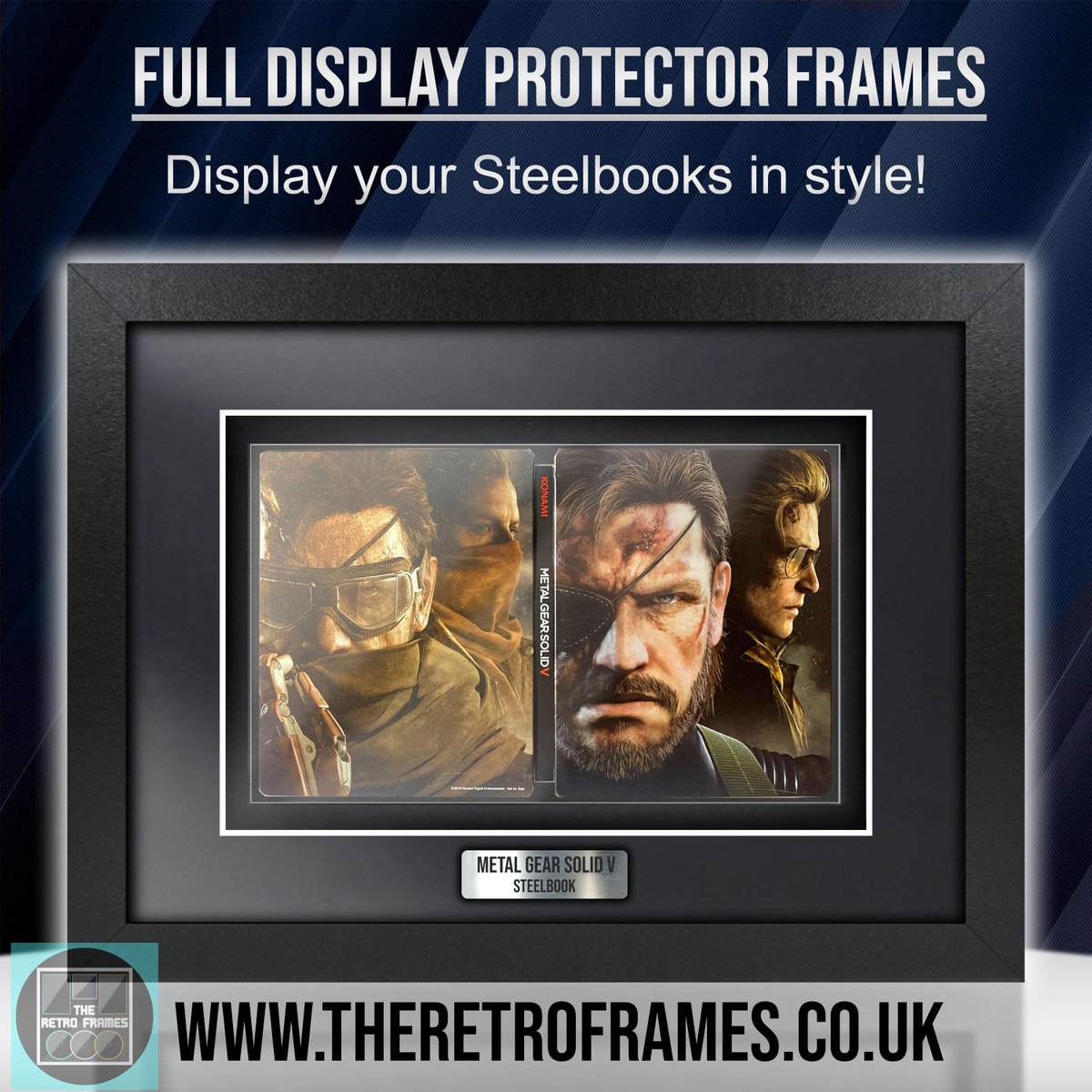 When #Steelbooks look this good, Why would you display them any other way? 
Display them the correct way, with The Retro Frames!

#Steelbookcollector #Steelbook #MetalGearSolid #4KSteelbook #SolidSnake #PlayStation #BluRay #Art #Steelbookcollection