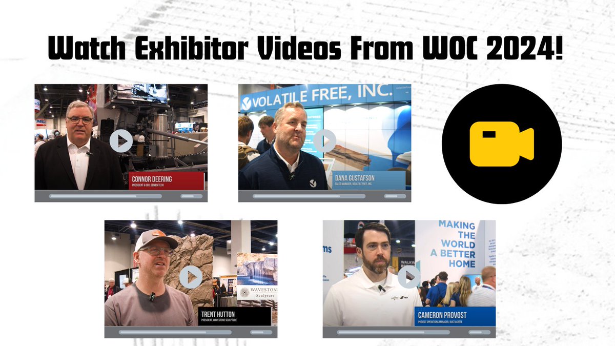 If you missed the show this year, or missed visiting with Cemen Tech, Volatile Free Inc., Wavestone Sculpture or Ductilcrete during the show, see the videos they produced covering what they were presenting in their exhibit booths during the show. utm.io/ugHR6