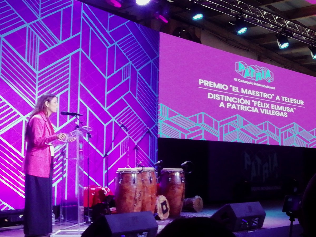 Estimula la UPEC en el III Coloquio "Patria" a Telesur,  defensora de los pueblos del Sur, y a su Presidenta Patricia Villegas. #Cuba #Venezuela