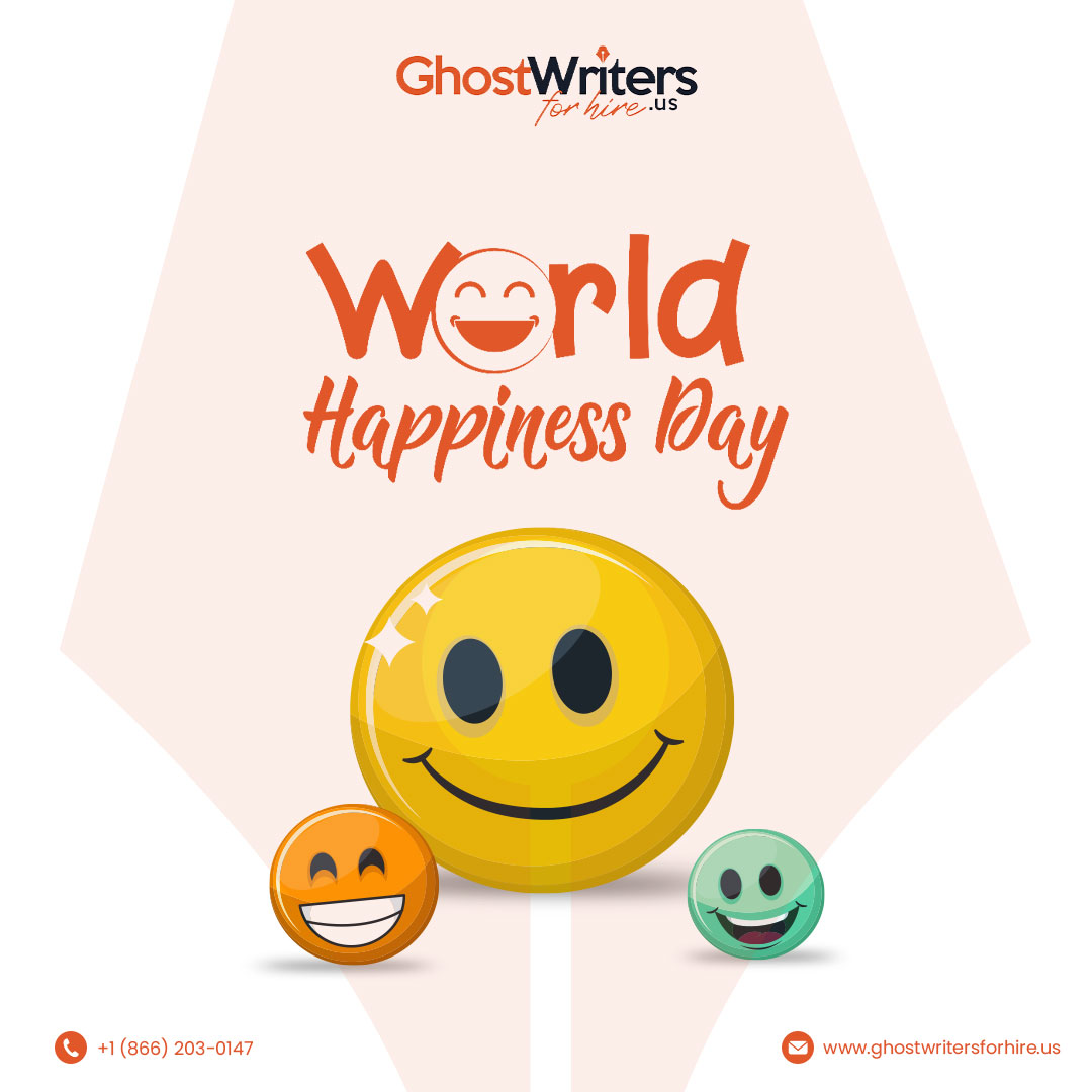 ForGhostwriters's tweet photo. Join us in spreading smiles this World Happiness Day! 😊✨ At https://t.co/YavyVP1SWb, we believe in the power of stories to uplift spirits and inspire happiness. Let's share the joy of storytelling together!

📞: +1866 203 0147
🌐: https://t.co/NzGyAxetUd
#ghostwritersforhire https://t.co/MMew1gi8g3