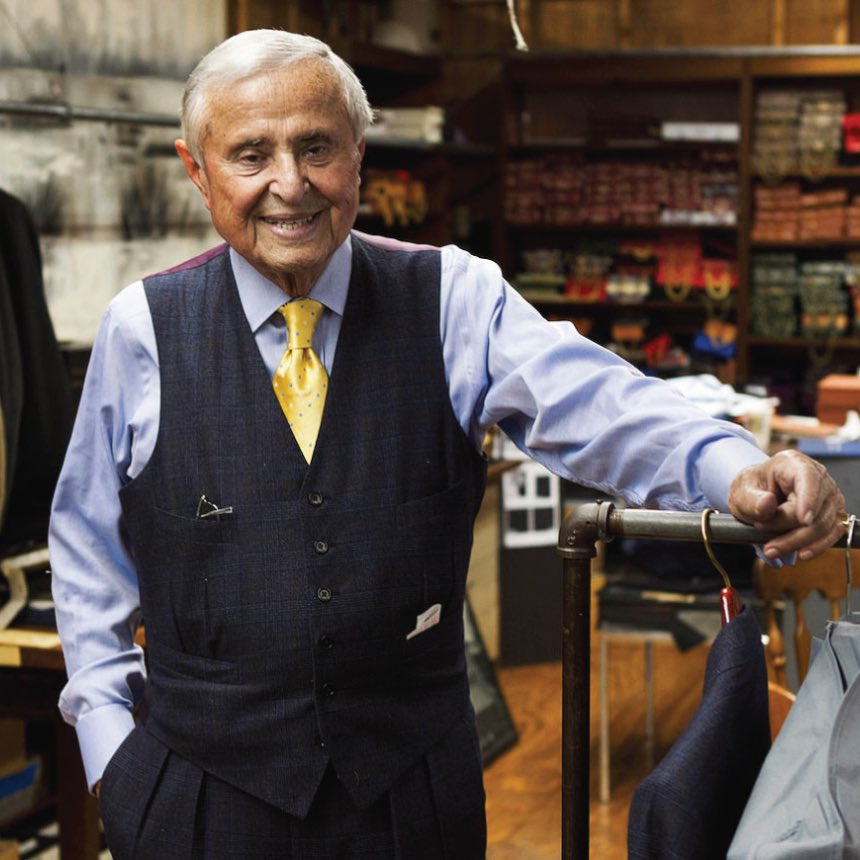 Condolences: Martin Greenfield, the world-renowned Master Tailor. Born Maximilian Grünfeld on August 9, 1928, in Pavlovo, a small village in what was then Czechoslovakia and is now Ukraine. At 15 years old, he and his family were rounded up and sent to Auschwitz. Martin was the