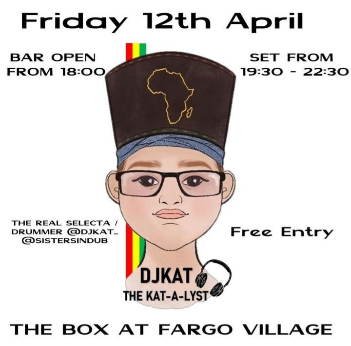 I'm excited to say, I will be in my hometown Coventry Friday 12th April at @FargoVillage Coventry from 7:30 to 10:30. So come and enjoy some vibes and chill after a hard day work....🔌🔥 #reggae #Katalyst #culture ⭐