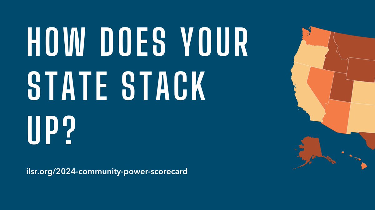 Is your state preventing communities from taking meaningful action around climate change? (Spoiler alert: Probably 😕) Find out in our 2024 Community Power Scorecard! ilsr.org/2024-community…