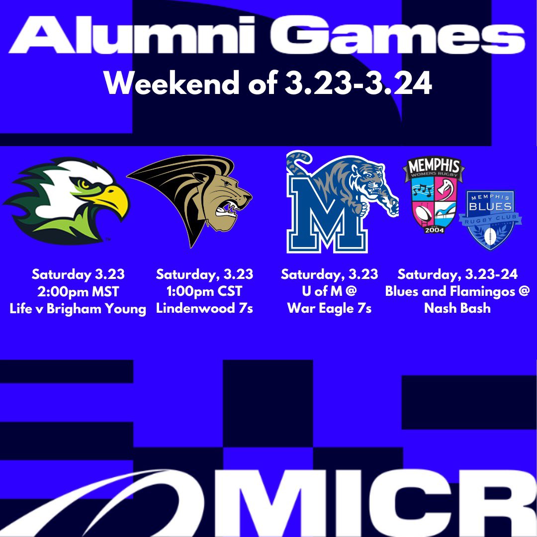 MICR alums in action this weekend! #changingthegame