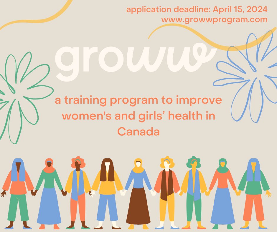 📢GROWW Application deadline is April 15th, 2024!!!
Apply now: growwprogram.com
#WomensHealth #WomensHealthMatters #FundingAvailable #postdoc #gradstudent #phdlife #researchers